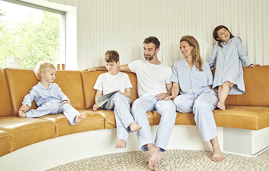 Pyjamas sæt til hele familien  