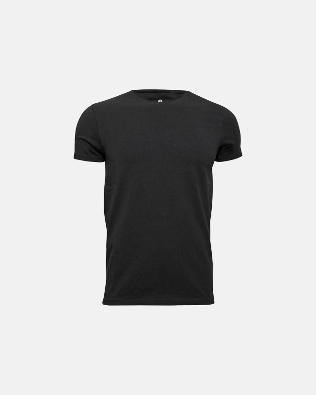 T-shirt o-hals | økologisk bomuld | sort -JBS of Denmark Men