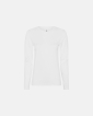 Langærmet t-shirt | bambus | hvid - JBS of Denmark Women