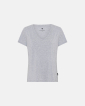 T-shirt v-hals | bambus | grå -JBS of Denmark Women