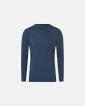 Langærmet T-shirt | 100% økologisk GOTS uld | navy - JBS of Denmark Men