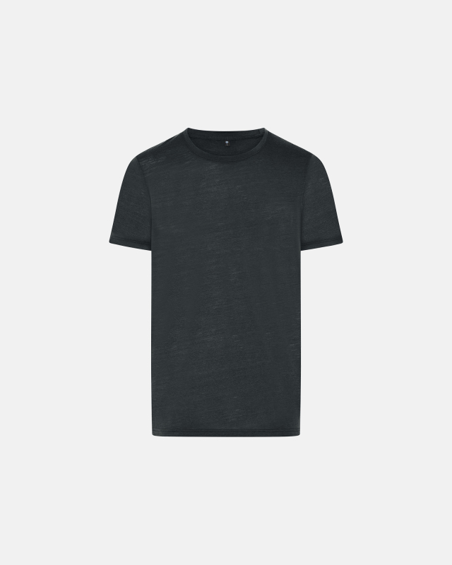 T-shirt | 100% økologisk GOTS uld | sort -JBS of Denmark Men