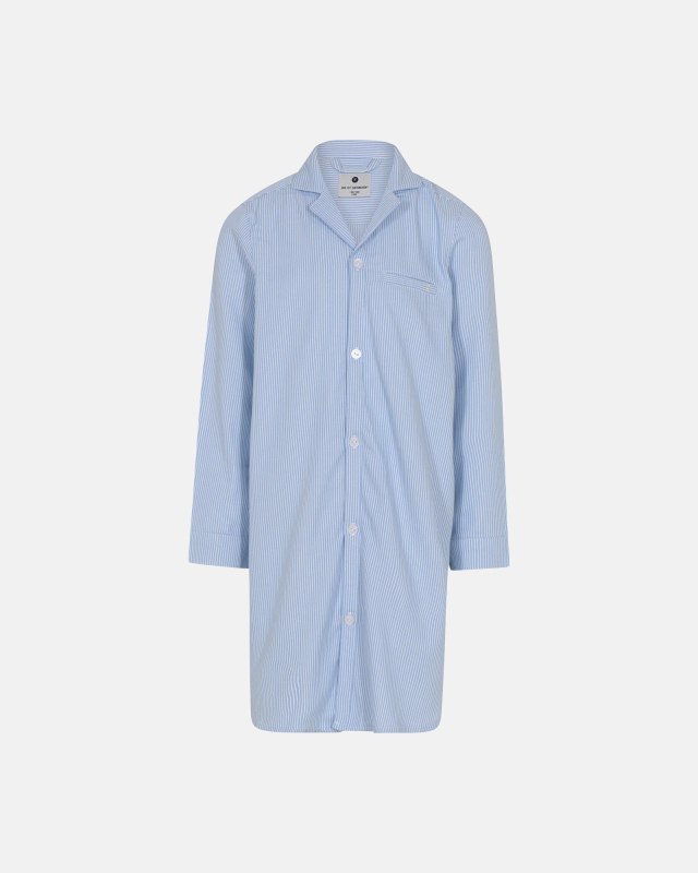 Skjorte-natkjole |  bambus | blå/hvid strib -JBS of Denmark Women