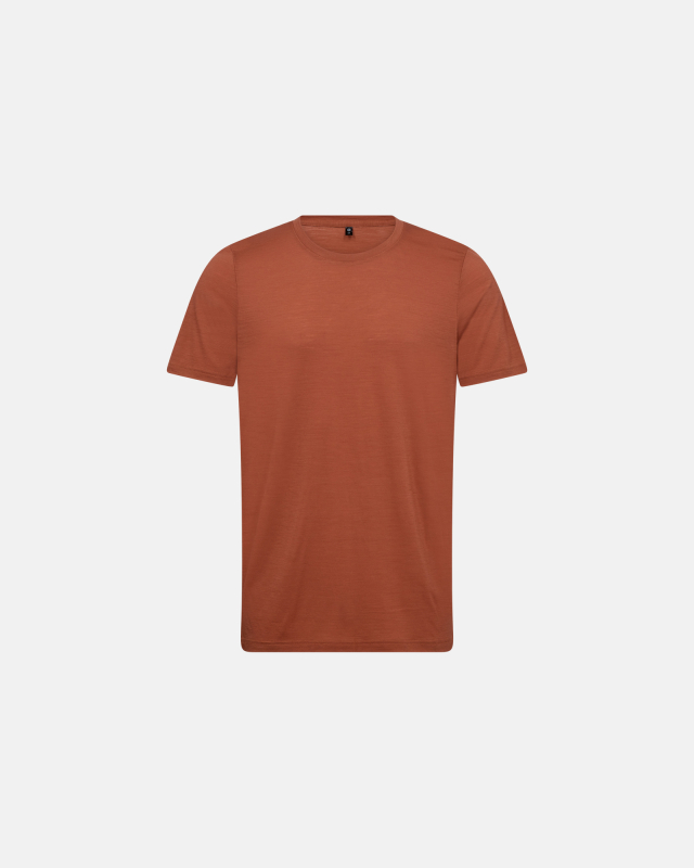 T-shirt | 100% merino uld | orange -JBS of Denmark Men