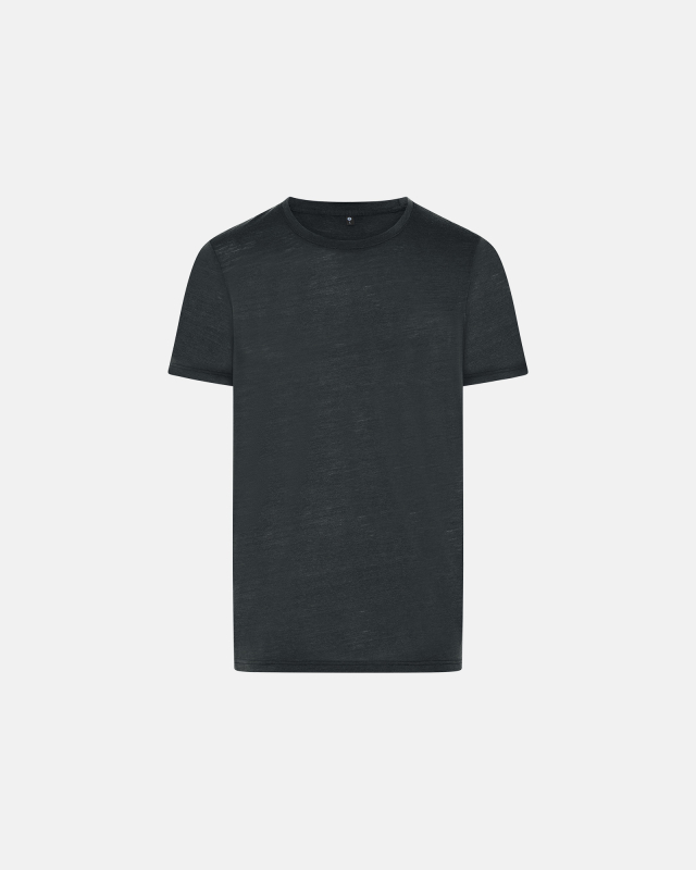 T-shirt | 100% merino uld | Sort -JBS of Denmark Men