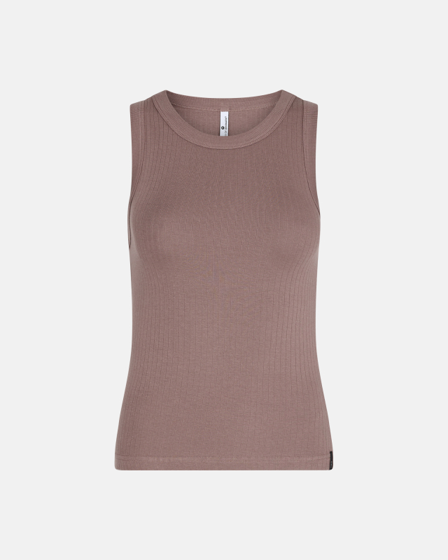 Tanktop "rib"  | Bambusviskose | Brun -JBS of Denmark Women