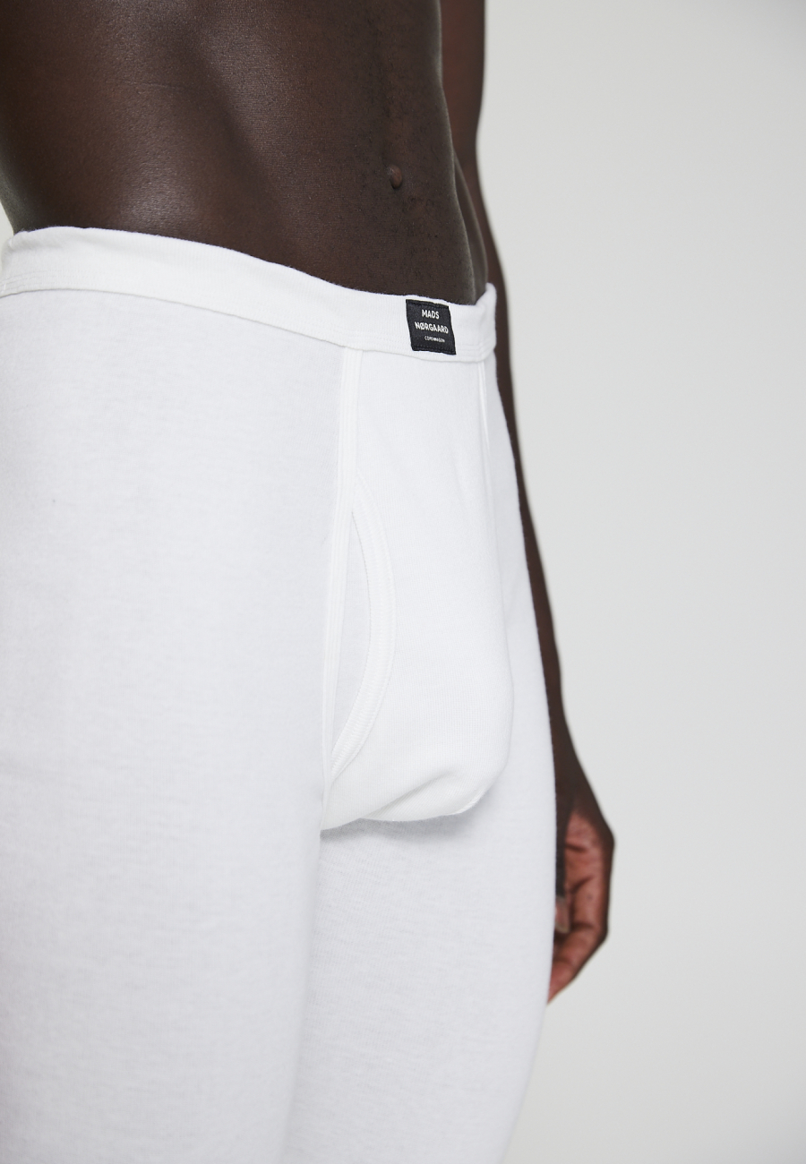 Long johns | 100 % økologisk bomuld | Hvid -JBS x Mads Nørgaard
