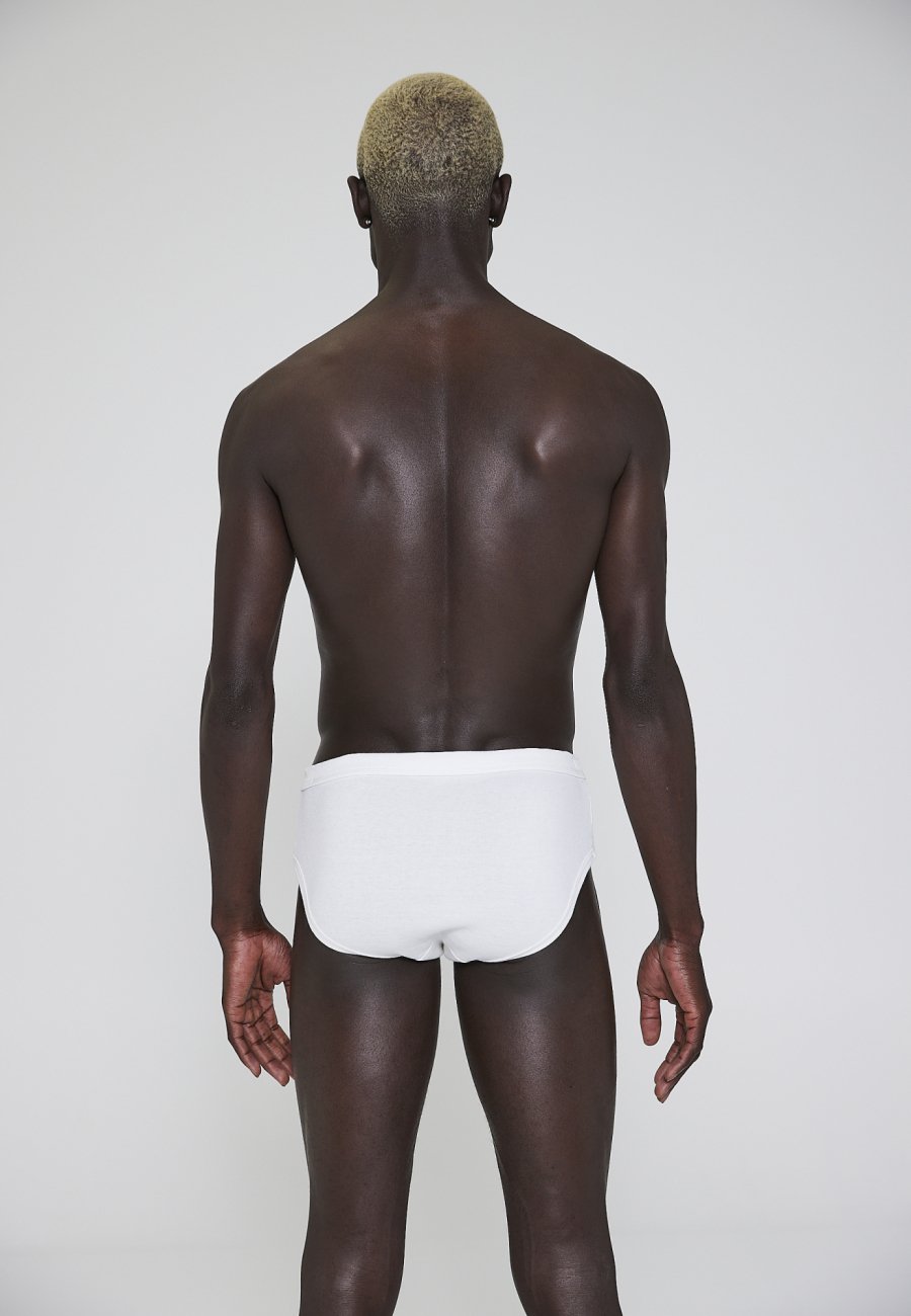Briefs m. gylp "original" | 100 % økologisk bomuld | Hvid -JBS x Mads Nørgaard