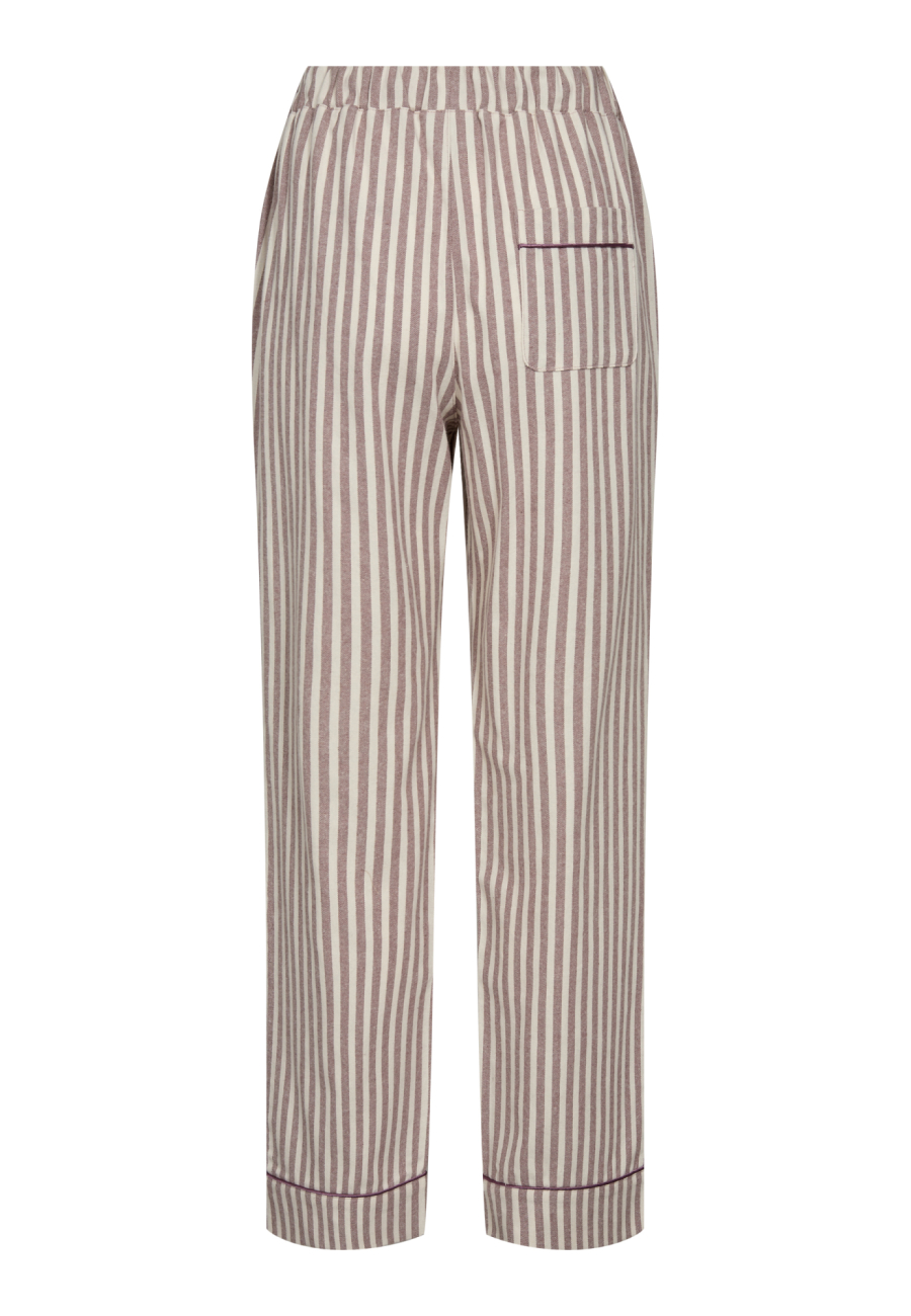 Natbukser "flannel" | 100% økologisk bomuld | Stribet rosa -JBS of Denmark Women