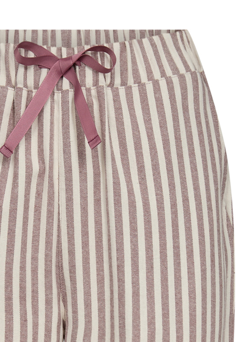 Natbukser "flannel" | 100% økologisk bomuld | Stribet rosa -JBS of Denmark Women
