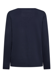 Langærmet t-shirt | Bambusviskose | Navy -JBS of Denmark Women