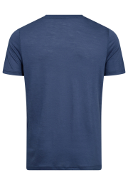 T-shirt | 100% økologisk GOTS uld | Blå -JBS of Denmark Men