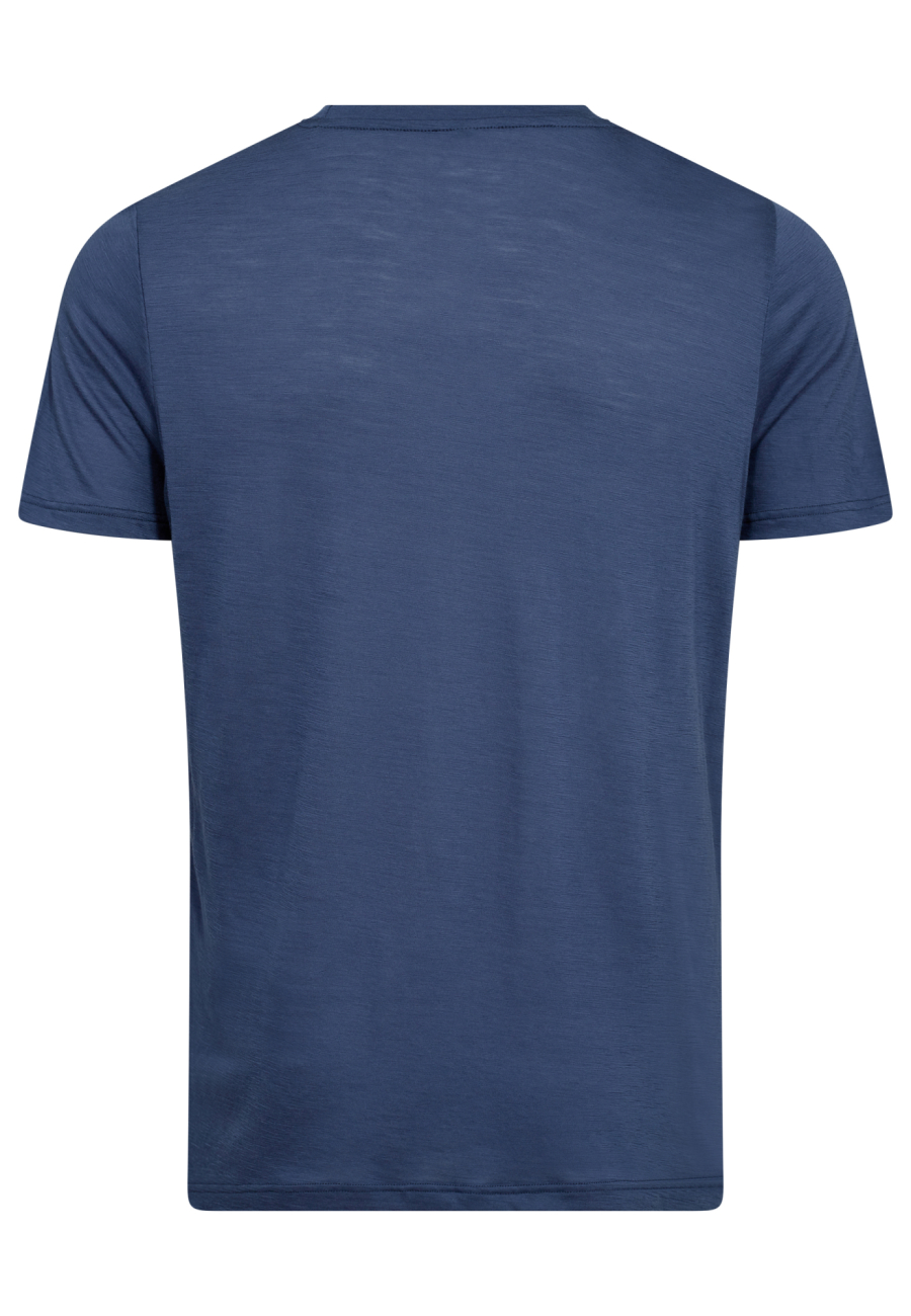 T-shirt | 100% økologisk GOTS uld | Blå -JBS of Denmark Men
