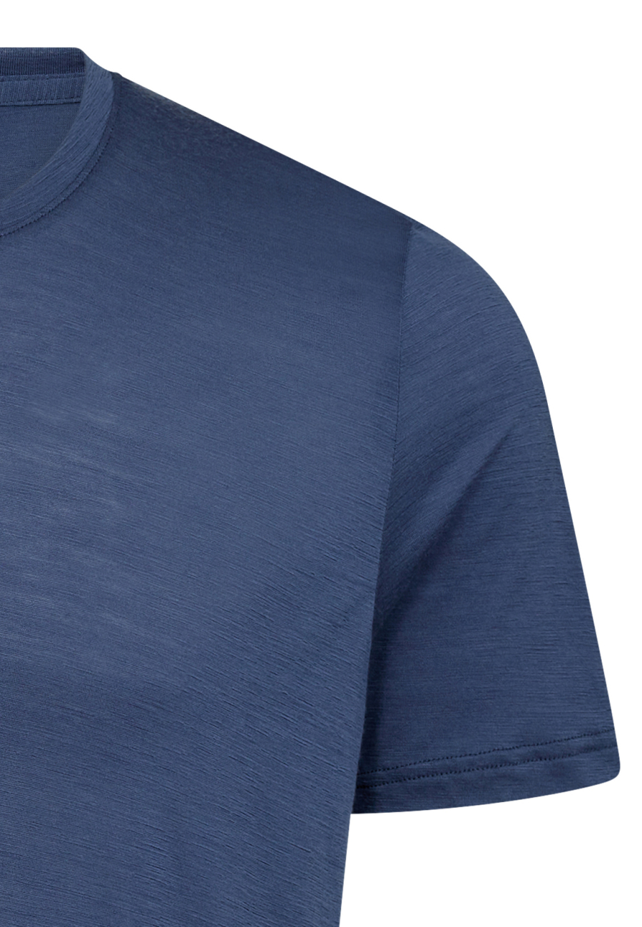 T-shirt | 100% økologisk GOTS uld | Blå -JBS of Denmark Men