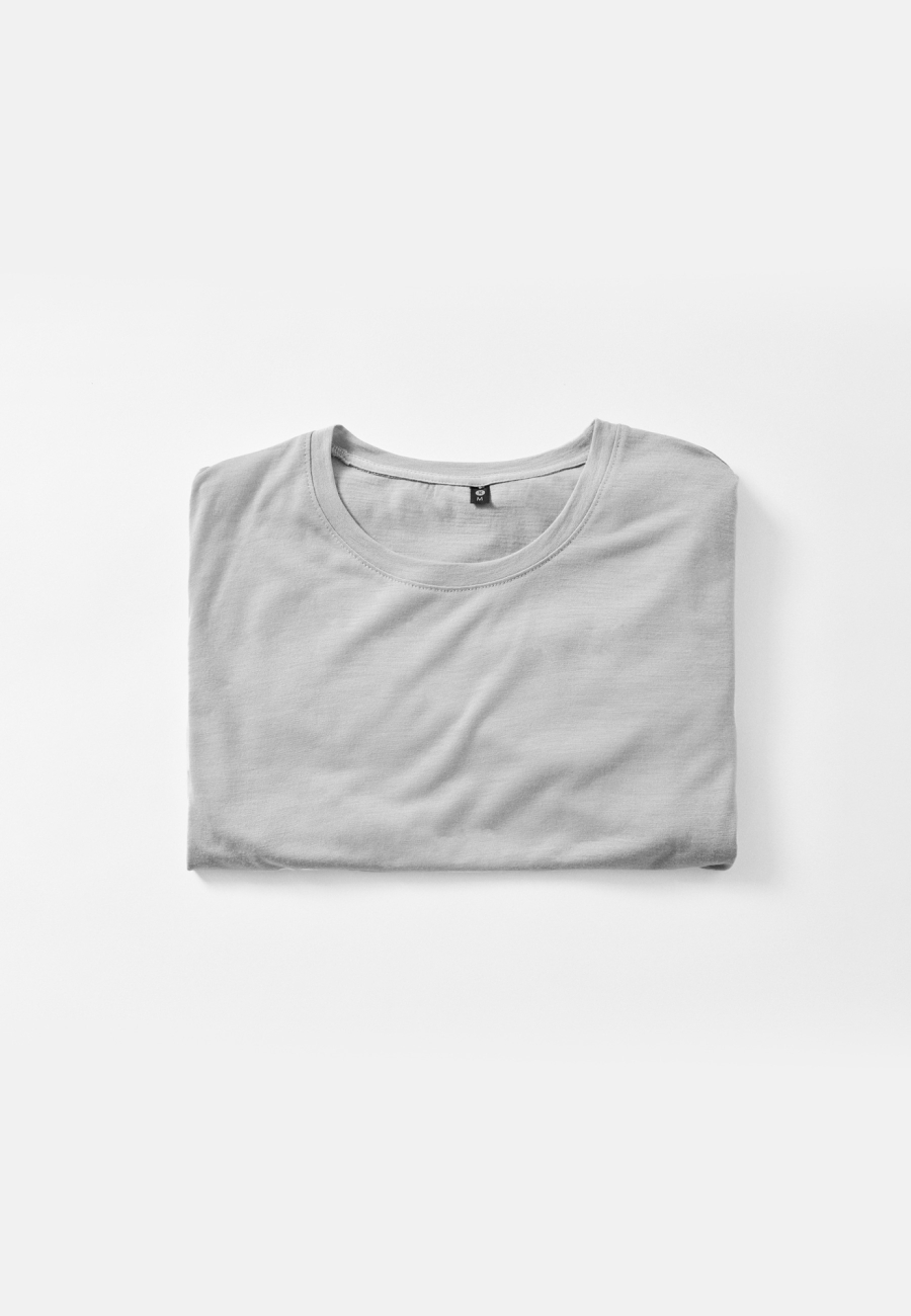 T-shirt | 100% merino uld | Grå -JBS of Denmark Men