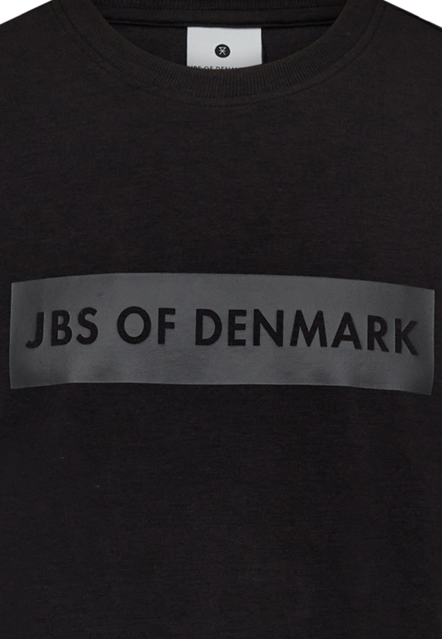 T-shirt  med logo | Bambusviskose | Sort -JBS of Denmark Men