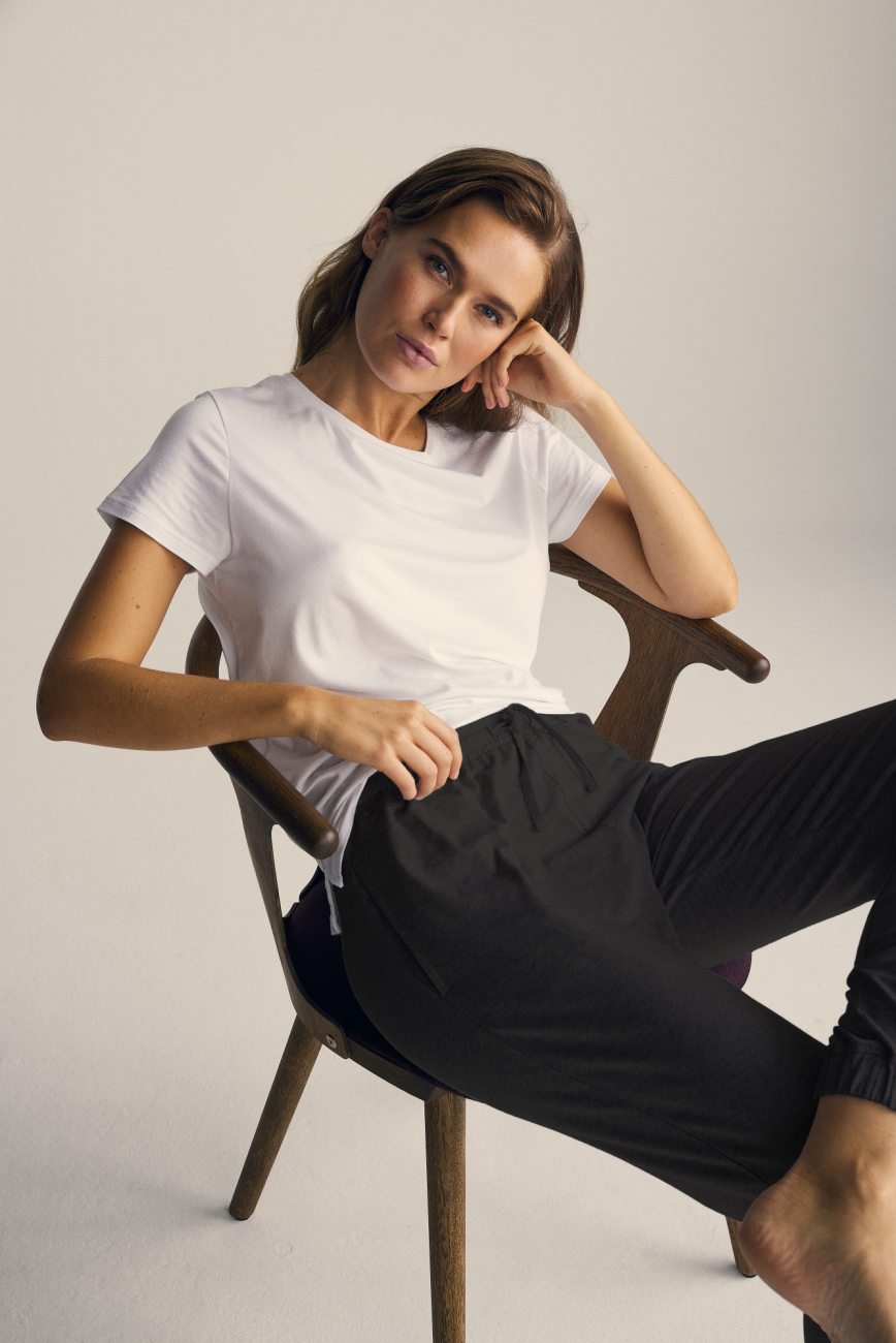 Jersey pants | Bambusviskose | Sort -JBS of Denmark Women