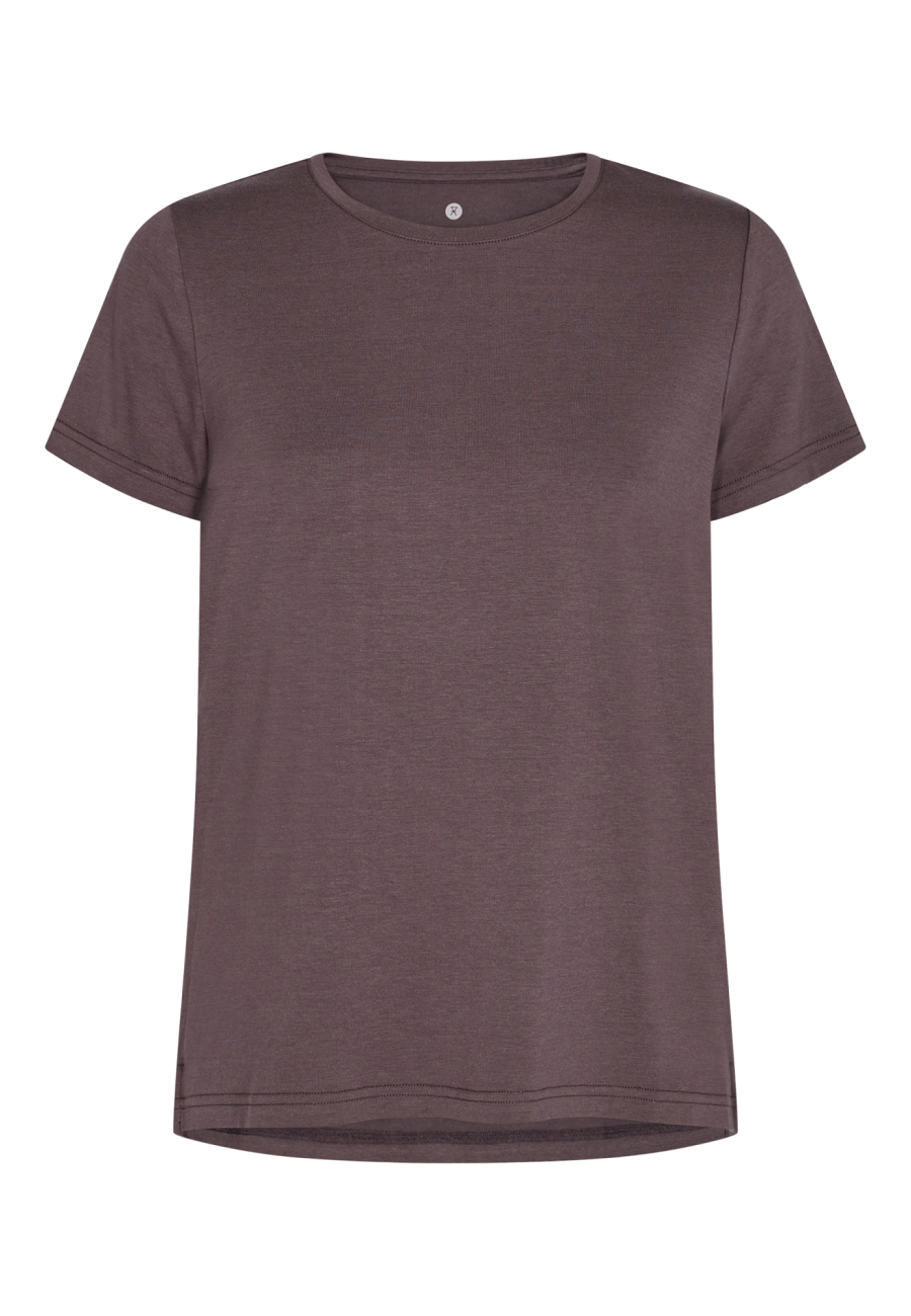 T-shirt |  Bambusviskose | Brun -JBS of Denmark Women