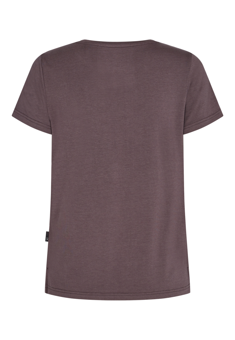 T-shirt |  Bambusviskose | Brun -JBS of Denmark Women