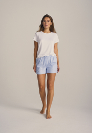 Pyjamas shorts | Bambusviskose | Blå/hvid strib -JBS of Denmark Women