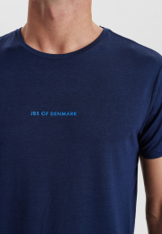 T-shirt med logo | Bambusviskose | Navy -JBS of Denmark Men