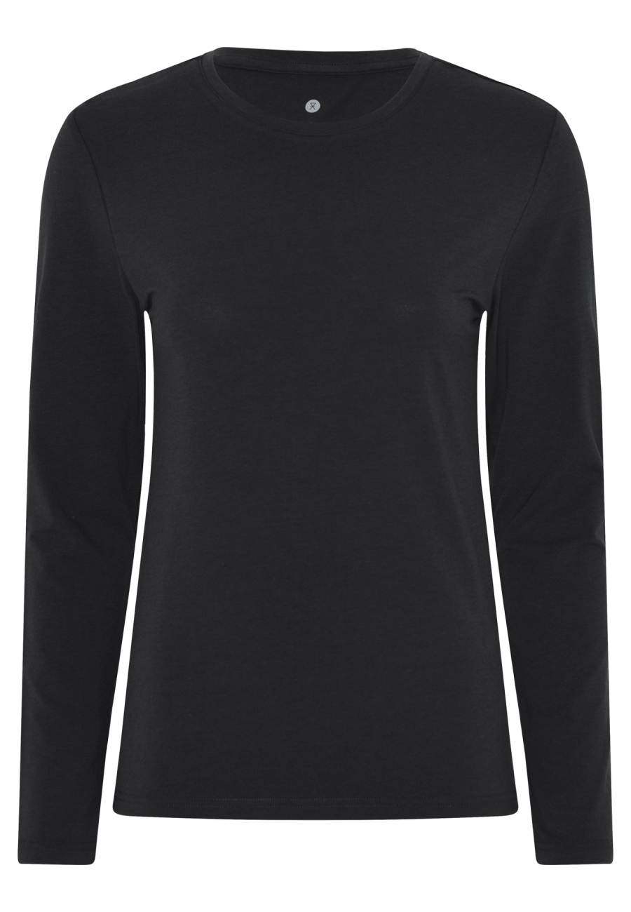 Langærmet t-shirt | Bambusviskose | Navy -JBS of Denmark Women