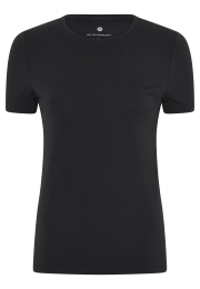 T-shirt o-neck | Bambusviskose | Sort -JBS of Denmark Women