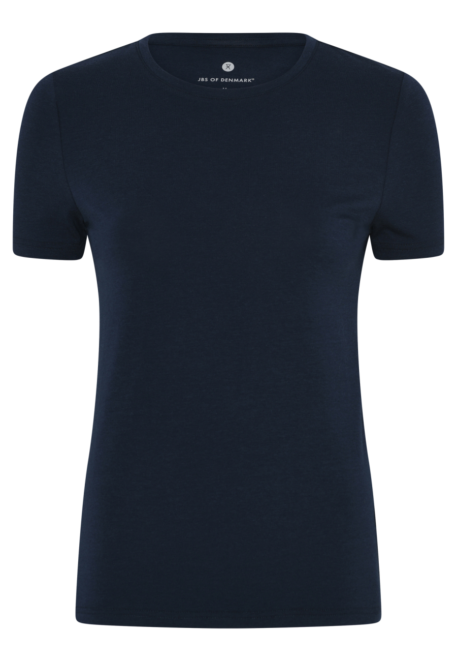 T-shirt o-neck | Bambusviskose | Navy -JBS of Denmark Women