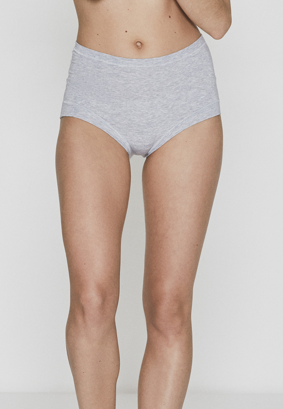 Maxi brief 3-pak  |  Bambusviskose | Grå melange -JBS of Denmark Women
