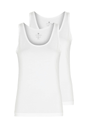 Stroptop 2-pak | Bambusviskose | Hvid -JBS of Denmark Women