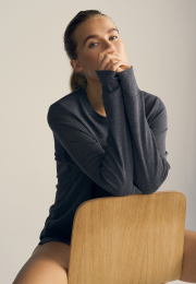 Sweatshirt |  Bambusviskose | Mørk grå -JBS of Denmark Women