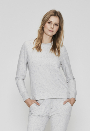 Sweatshirt |  Bambusviskose | Lys grå -JBS of Denmark Women