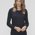 Langærmet t-shirt |  Bambusviskose | Sort -JBS of Denmark Women