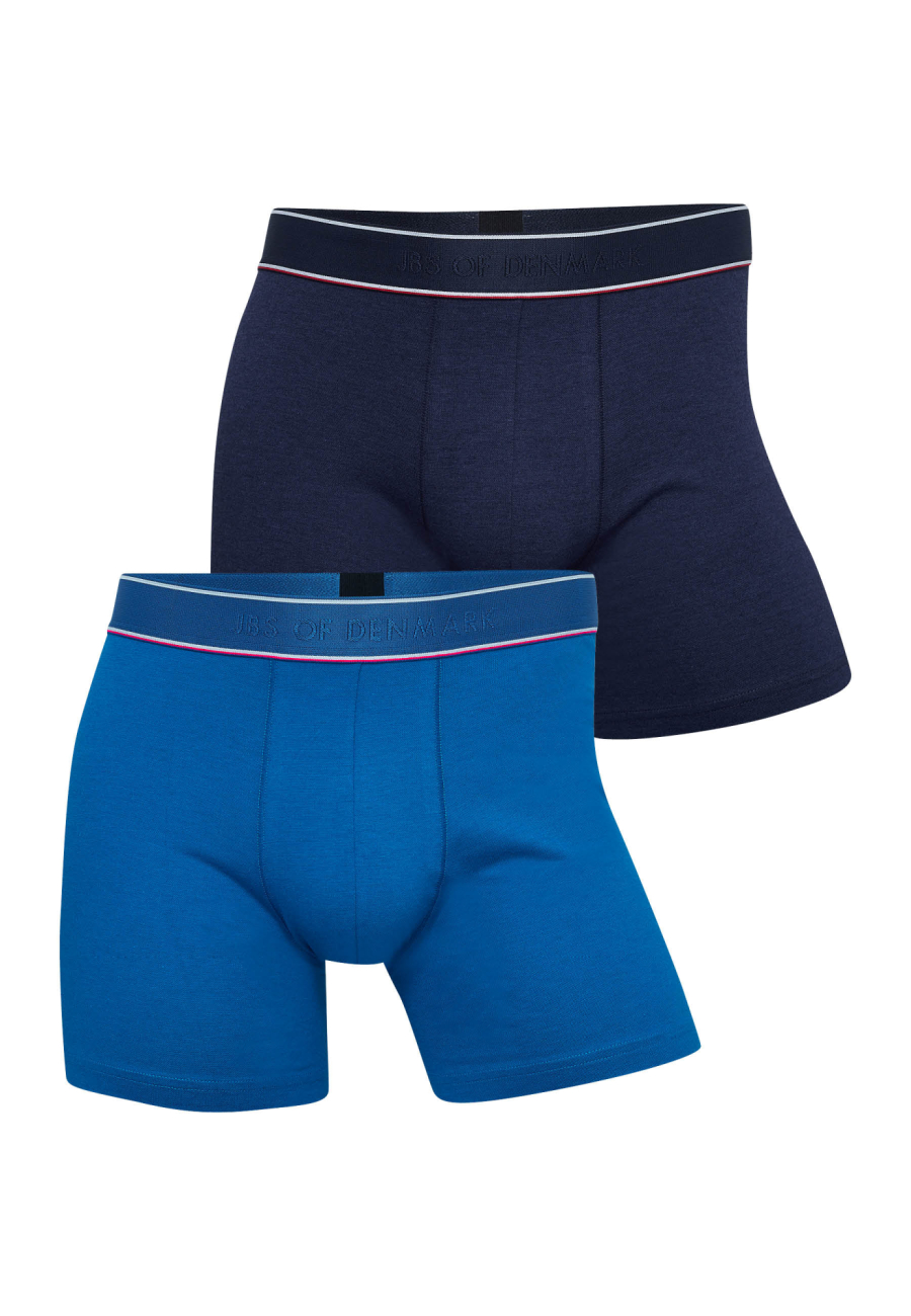 Pique tights 2-pak | Bambusviskose | Sort og blå -JBS of Denmark Men