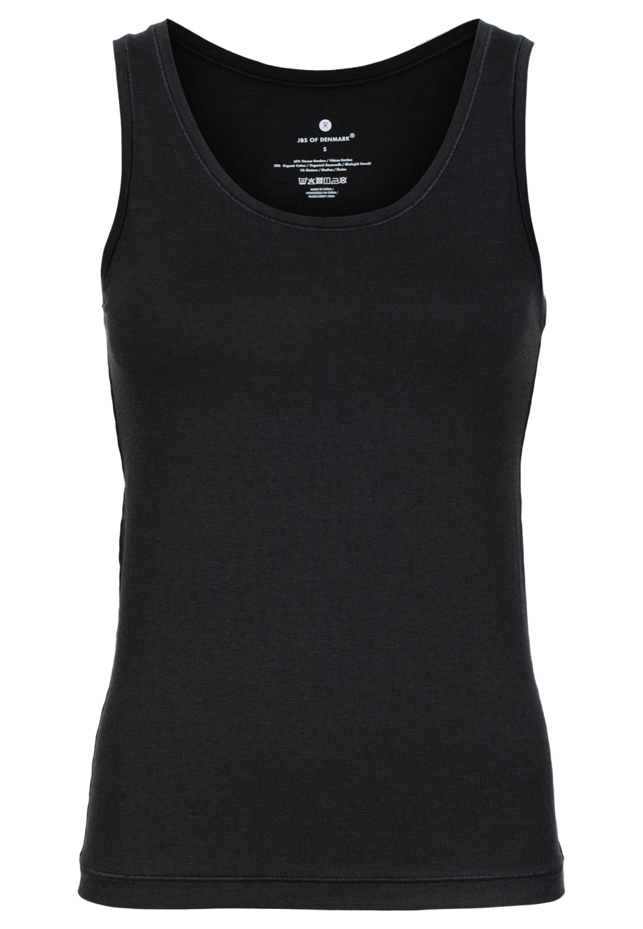 Stroptop 2-pak |  Bambusviskose | Sort -JBS of Denmark Women