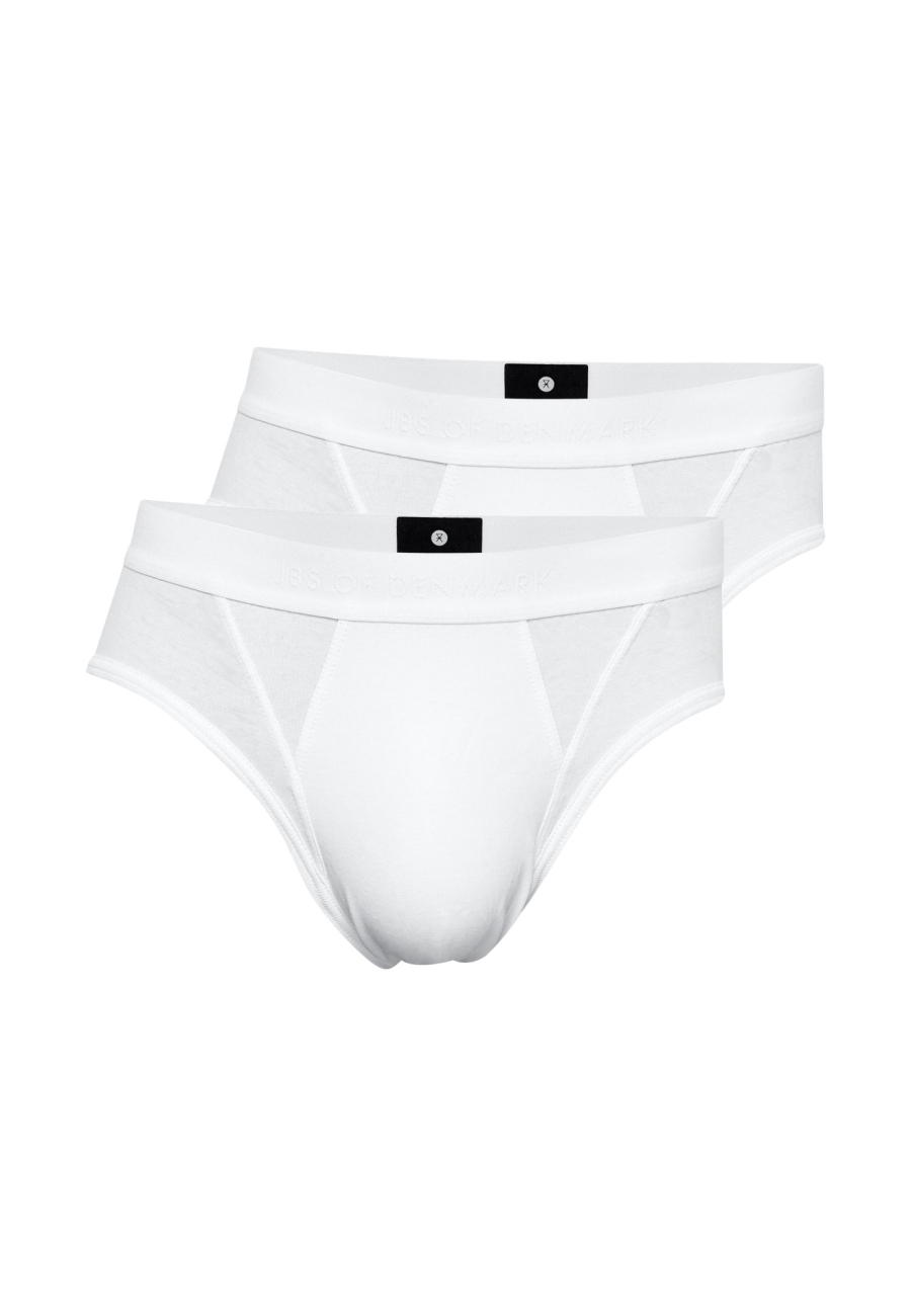 Briefs 2-pak  | Økologisk bomuld | Hvid -JBS of Denmark Men
