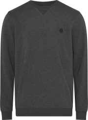 Sweatshirt med logo | Bambusviskose | Mørk grå -JBS of Denmark Men