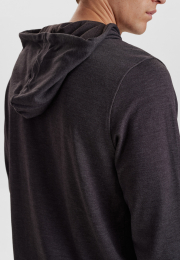 Hoodie med logo | Bambusviskose | Mørk grå -JBS of Denmark Men