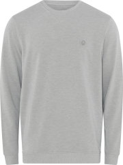 Sweatshirt med logo | Bambusviskose | Lysegrå -JBS of Denmark Men