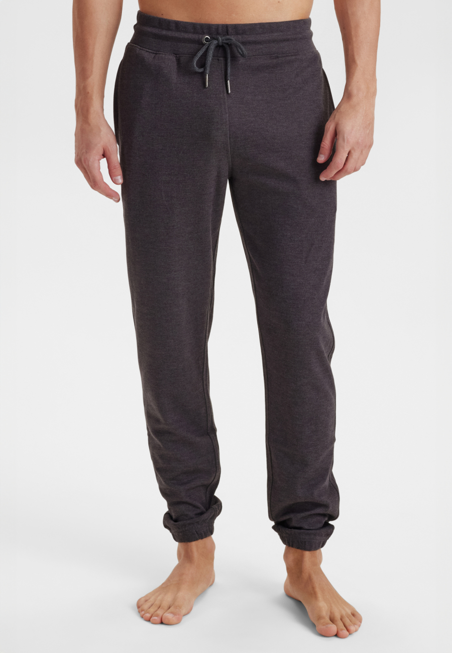 Sweatpants med logo | Bambusviskose | Mørk grå -JBS of Denmark Men