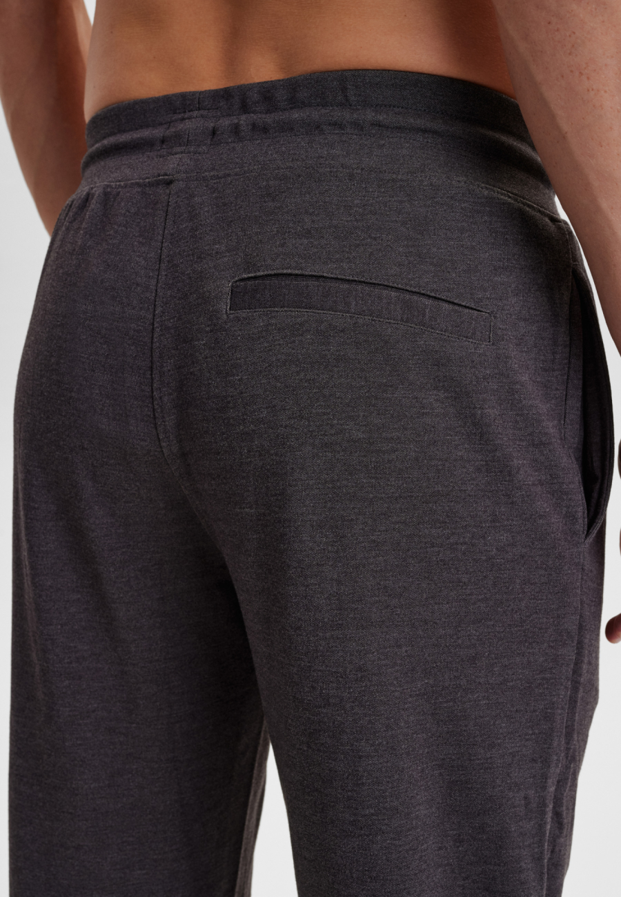 Sweatpants med logo | Bambusviskose | Mørk grå -JBS of Denmark Men