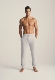 Sweatpants med logo | Bambusviskose | Lys grå -JBS of Denmark Men