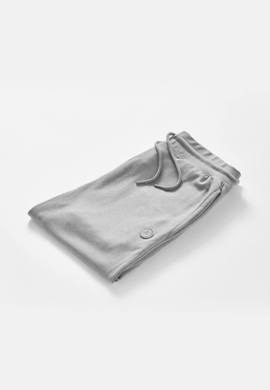 Sweatpants med logo | Bambusviskose | Lys grå -JBS of Denmark Men