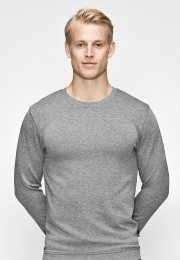 Sweatshirt | Bambusviskose | Lys grå -JBS of Denmark Men