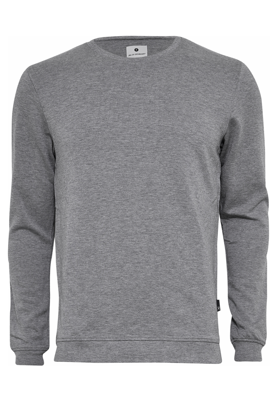 Sweatshirt | Bambusviskose | Lys grå -JBS of Denmark Men