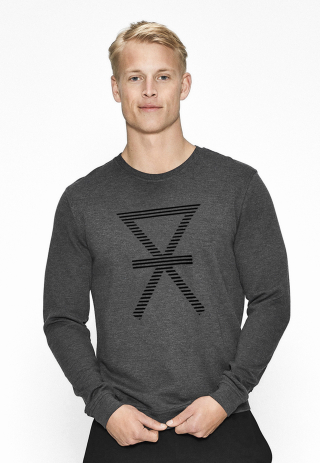 Sweatshirt | Bambusviskose | Mørk grå -JBS of Denmark Men