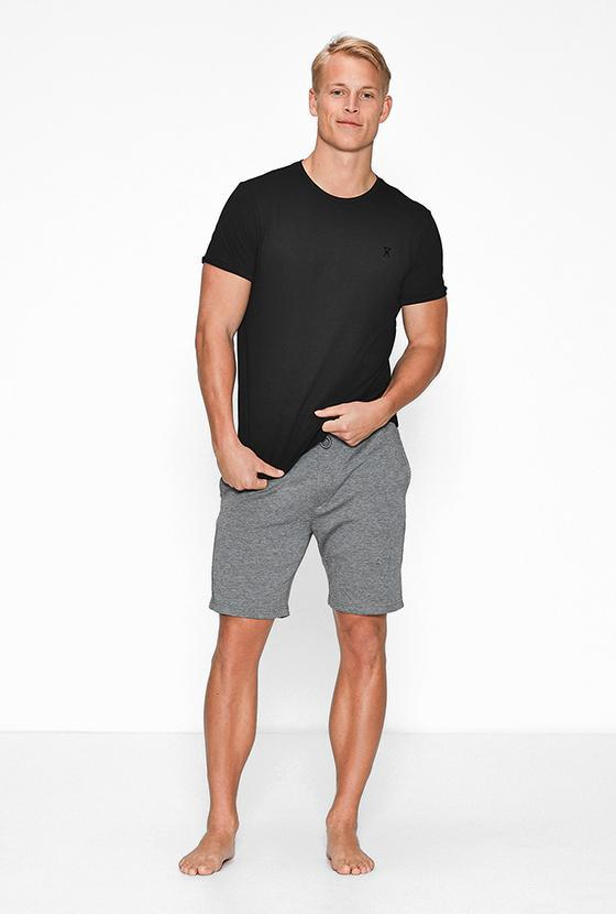 Piqué t-shirt |  bambus | sort -JBS of Denmark Men