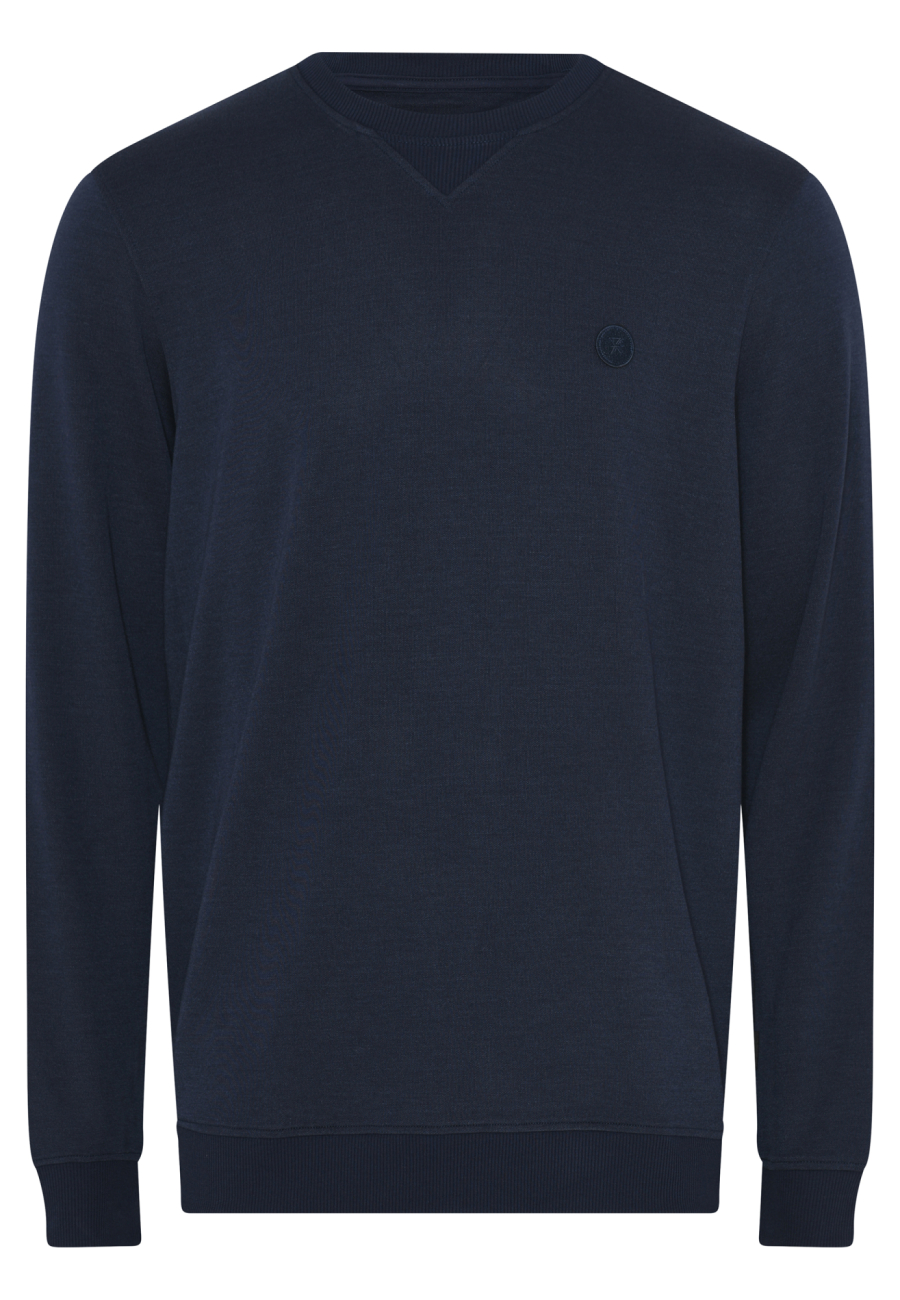 Sweatshirt med logo | Bambusviskose | Navy -JBS of Denmark Men