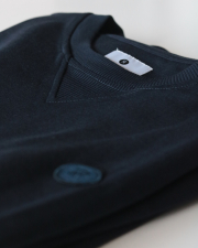 Sweatshirt med logo | Bambusviskose | Sort -JBS of Denmark Men
