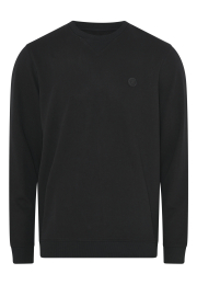 Sweatshirt med logo | Bambusviskose | Sort -JBS of Denmark Men